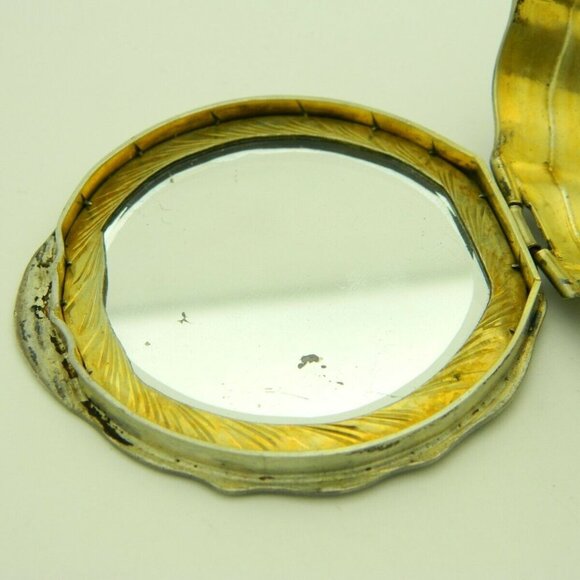 Antique Italian Miniature Enamel Courting Picnic - Picture 5 of 6